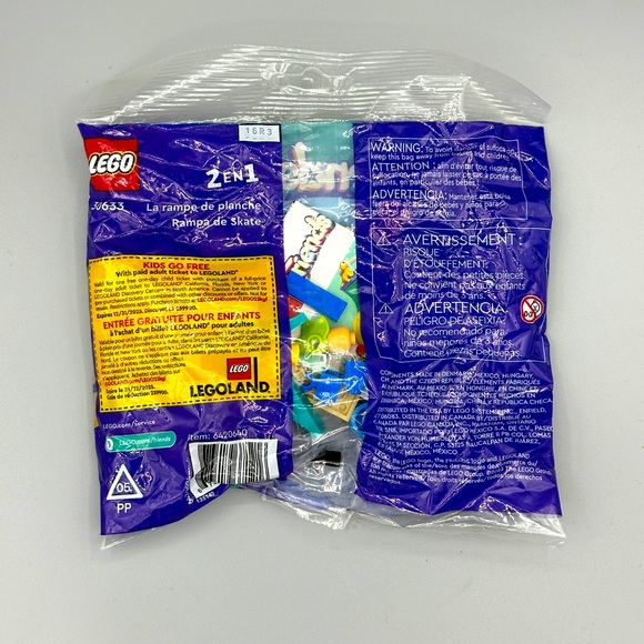 Sealed LEGO 30633 Friends Skate Ramp set kit building toy 46 pieces - Picture 2 of 2